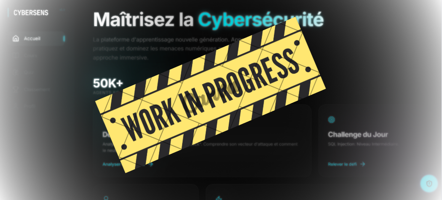 Capture d'écran de Cybersens